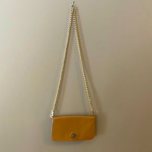 Tory Burch Gold Chain Cross Body Satchel